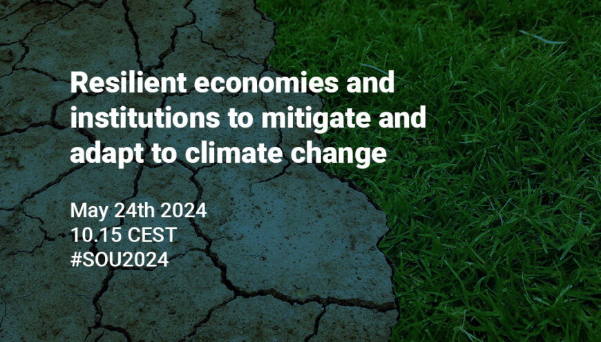 Resilient economies and institutions to mitigate and adapt to climate change